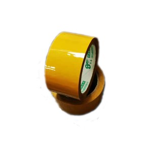 beige yellow color bopp acrylic glue adhesive packing tape