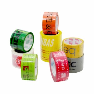Personlized Products Adhesion Custom Logo Printed Bopp Packing Tape / Bopp Packaging Tape