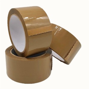 bopp acrylic glue adhesive packing tape brown color 2″ 100 yards