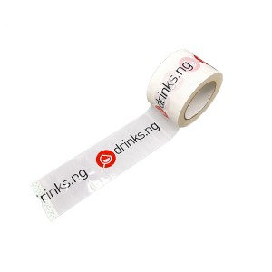 Brand logo printed bopp packing tape for carton sealing