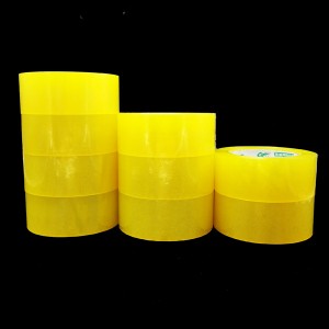 bopp yellowish package tape 45mm width 100m